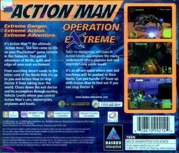 Action Man - Operation Extreme (US) box cover back